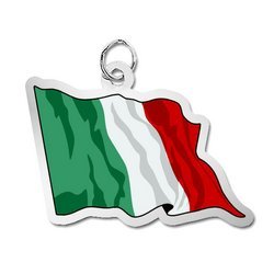 Italy Flag Charm