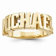 Man's Name Ring