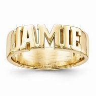 Woman's Name Ring