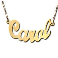 "Script" Curve Style Horizontal Name Plate