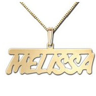 "Italic Print" Style Horizontal Name Plate