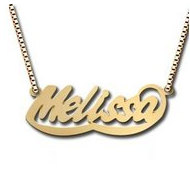 "Script" Style Horizontal Name Plate