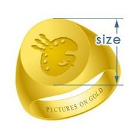 Round Traditional Signet Ring