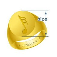 Round Traditional Signet Ring