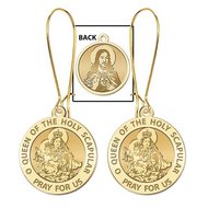 Scapular Medal [Double Sided] Earrings "EXCLUSIVE"