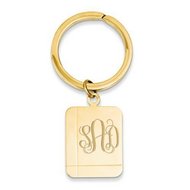Engraveable Rectangle Key Chain