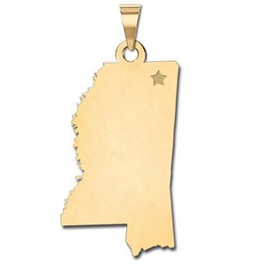 Personalized Mississippi Pendant or Charm