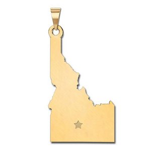 Personalized Idaho Pendant or Charm