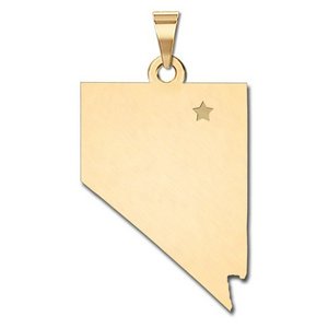 Personalized Nevada Pendant or Charm