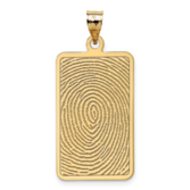 Rectangle Custom Print Medal