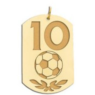 Personalized Soccer Number Dog Tag Pendant