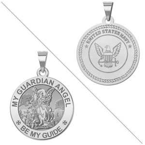 My Guardian Angel Doubledside NAVY Religious Medal  EXCLUSIVE 