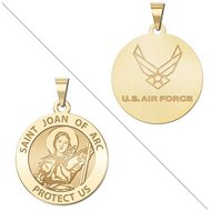 Saint Joan of Arc Doubledside AIR FORCE Medal "EXCLUSIVE"