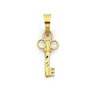 14k Key Pendant