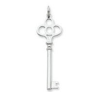 Sterling Silver Key Pendant