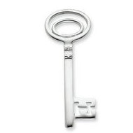 Sterling Silver Key Pendant