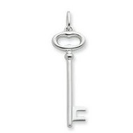 Sterling Silver Key Pendant