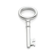 Sterling Silver Key Pendant