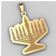 Menorah Pendant