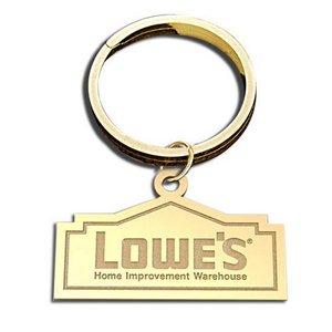 Outlined Key Chain Logo Jewelry