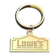 Outlined Key Chain Logo Jewelry