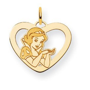 Disney Snow White Heart Charm