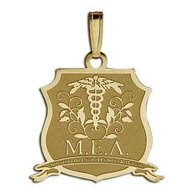 M.E.A.  Badge Style Pendant