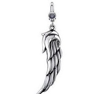 Sterling Silver Angel Wing Charm