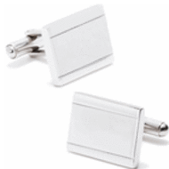 Stainless Steel Engraveable "Frame" Cufflinks
