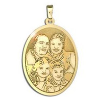 Oval Shaped Charming Sculpture