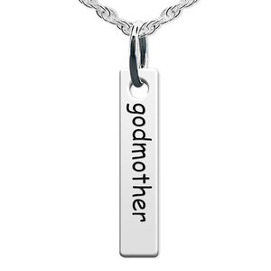 Godmother Tall Tag Charm