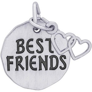 BEST FRIENDS TAG W HEART ENGRAVABLE