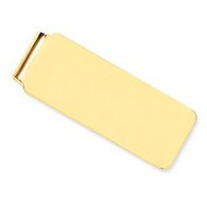14k Yellow Gold Engravable Money Clip