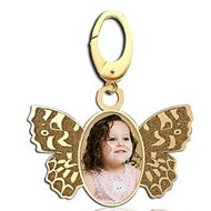 Butterfly Photo Charm For Bracelet