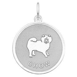 Chow Disc Charm or Pendant