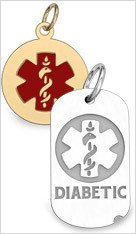 Silver and Gold Medical ID Jewelry