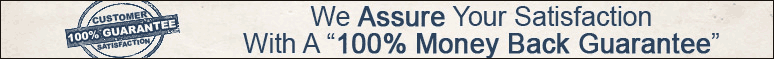 We guarantee your satisfaction