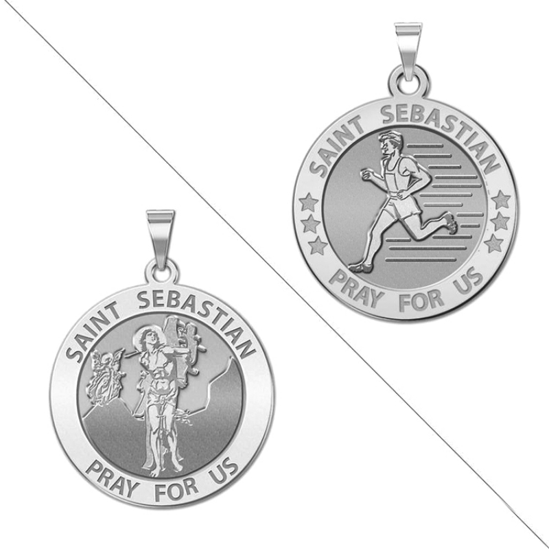 Male Track and Runner - Saint Sebastian Doubledside Sports