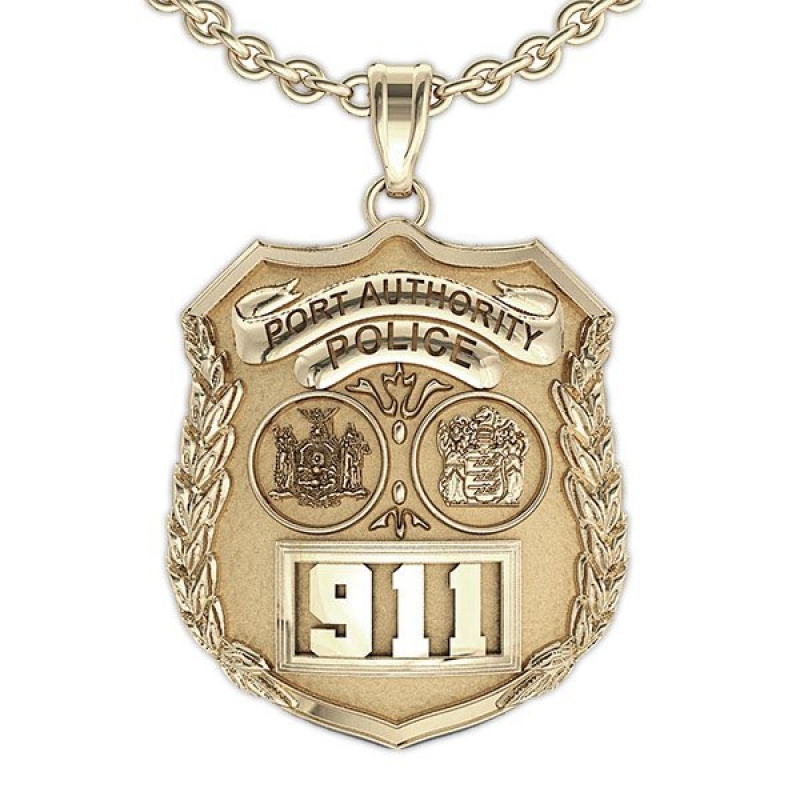 Personalized NY/NJ Port Authority Police Badge with Your Number