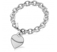 Custom Heartbeat Tiffany Style Custom Print Bracelet