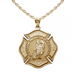 Customized Saint Florian Badge Religious Medal   EXCLUSIVE 