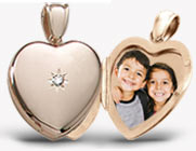 14k Gold Filled Lockets Pendants