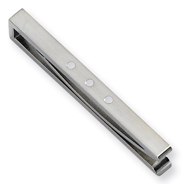 Stainless Steel Tie Bar W/ Enamel - PG80098