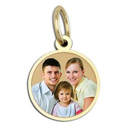 Round Pet s Picture Pendant