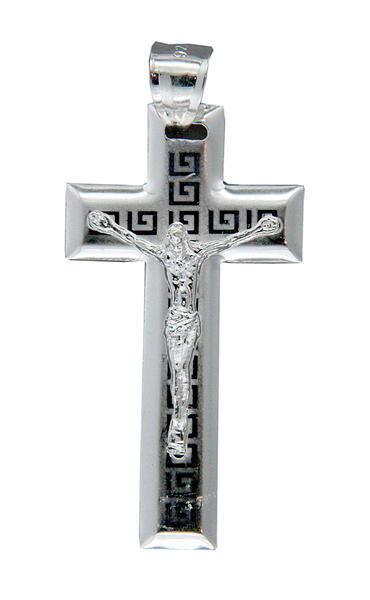 Sterling Silver Crucifix Cross Pendant - PG79185