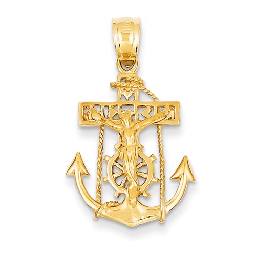 14k Mariners Cross Pendant PG93501