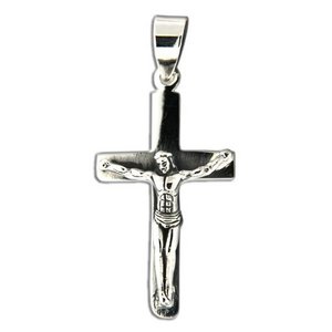 Sterling Silver Crucifix Cross Pendant