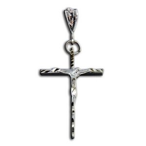 Sterling Silver Crucifix Cross Pendant