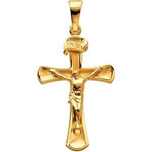 14K Yellow Gold CROSS PENDANT