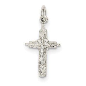 Sterling Silver INRI Crucifix Pendant